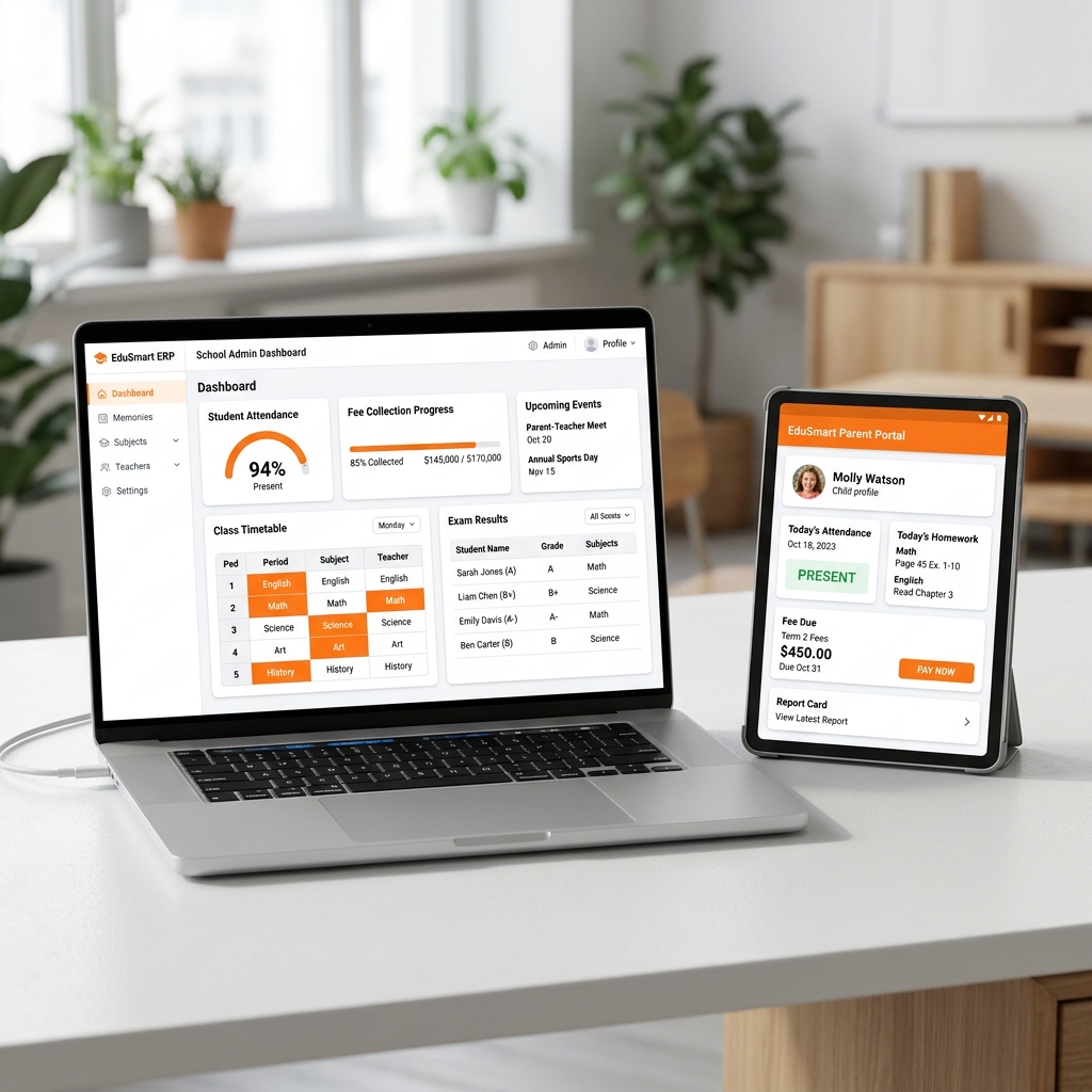 School ERP software preview
